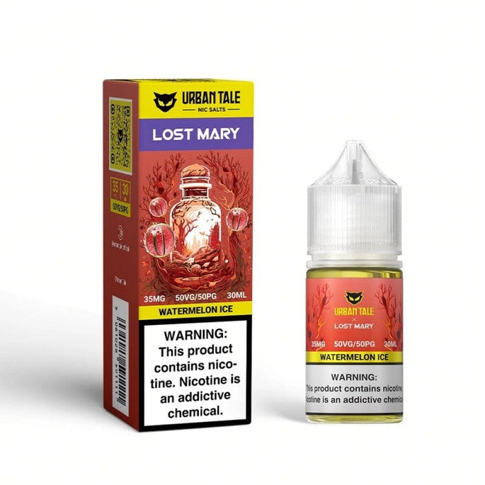 Lost Mary x Urban Tale Watermelon Ice Nic Salt Vape Juice 30ml