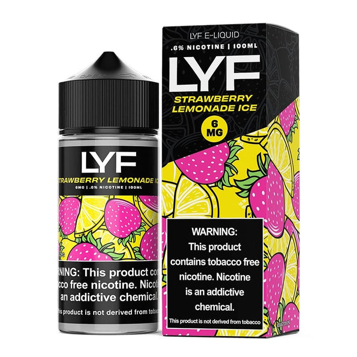 LYF Strawberry Lemonade Ice Vape Juice 100ml