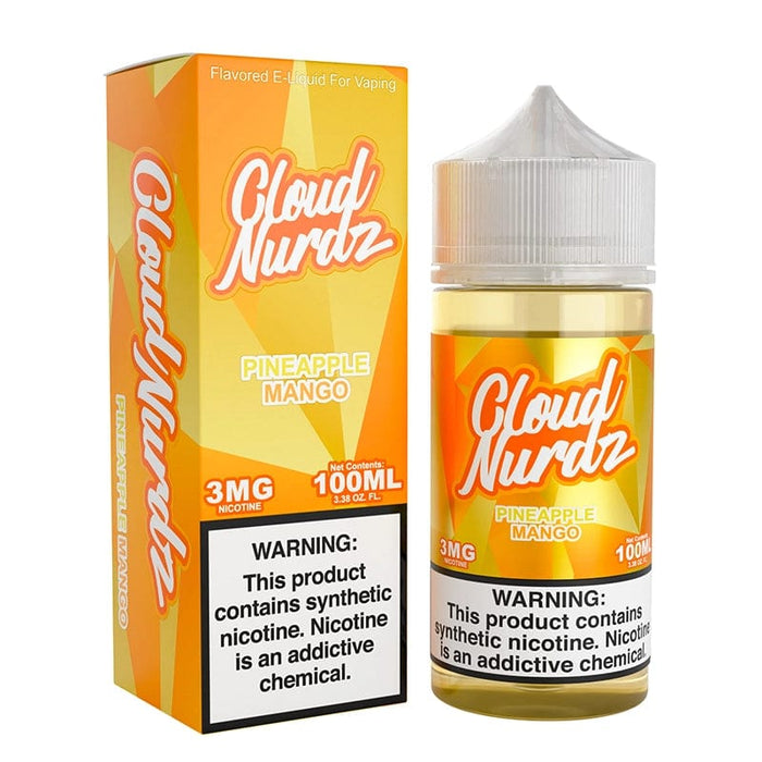 Cloud Nurdz Pineapple Mango Synthetic Vape Juice 100ml