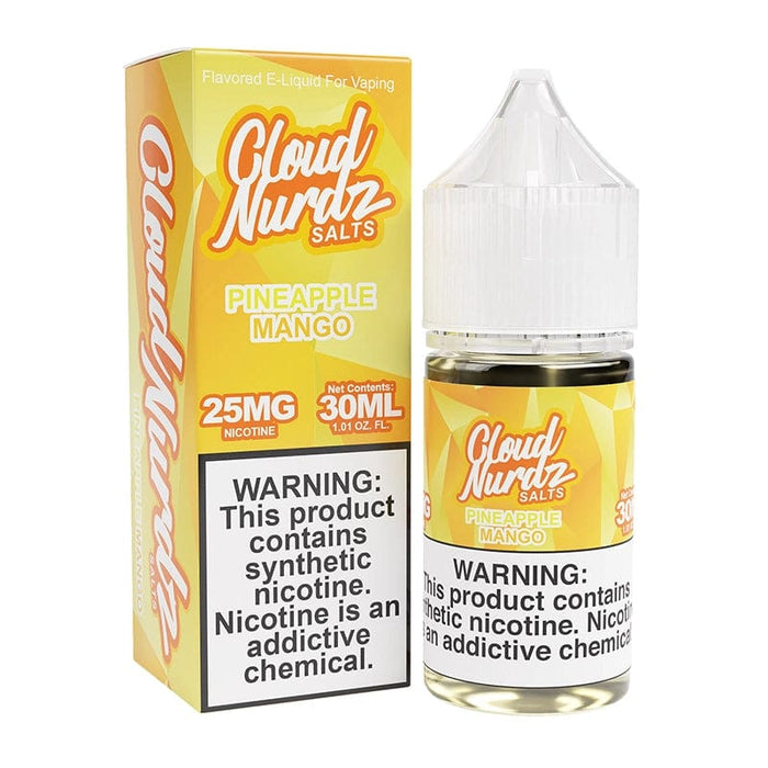 Cloud Nurdz Pineapple Mango TFN Salt Vape Juice 30ml